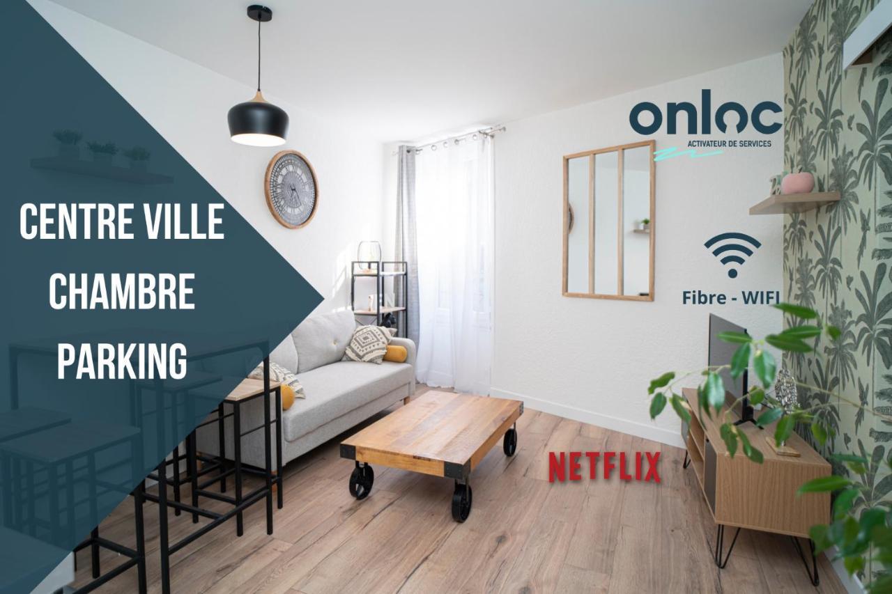 Onloc - Appart Reveil Proche Halles Avec Parking Pau Dış mekan fotoğraf